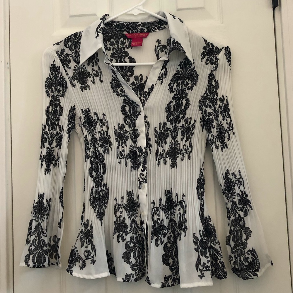 Patterned Button Up Shirt